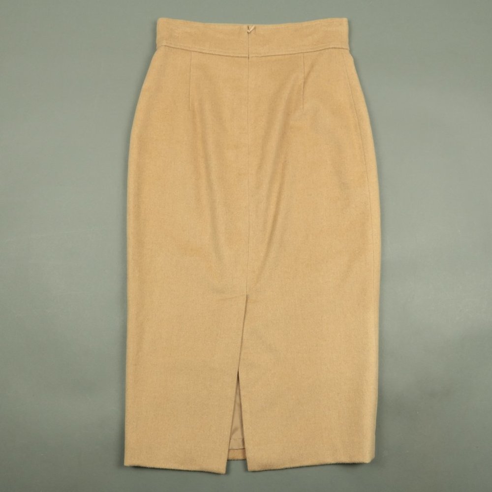 Ralph Lauren Black Label Camel Angora A Line Skirt - Picture 2 of 3